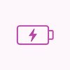Batterie-Symbol für Auftanken